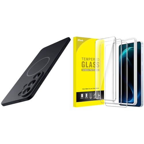 Image of JETech for Samsung Galaxy S26 Ultra Magnetic Slim Cover Case and Screen Protector Guard Bundle