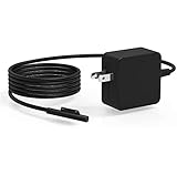 UL Listed 24W 7.5ft Long Charger Fit for Microsoft Surface Go, Go 2 Tablet, Pro 4 5 6 Core M3 Tablet