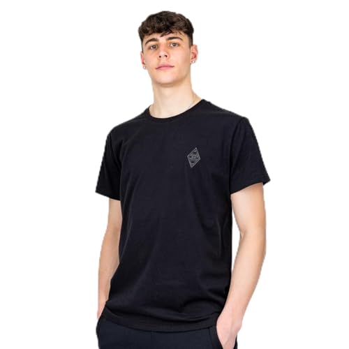 Borussia Mönchengladbach T-Shirt Borussia I | Offizieller Fanartikel Fohlenshop | Gladbach Fan Shirt Schwarz Bio Baumwolle