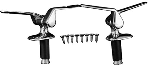 Duravit Scharnierpaar zu WC Sitz paßt nur zu 1930, Chrom, bis Oktober 2003, 0061081000