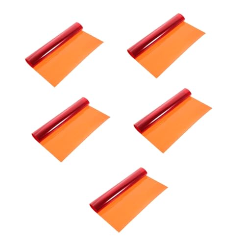 5pezzi Pellicola Per Fotografia e Video Gel Per Illuminazione Led Cromatici Studio Fotografico e Flash Stroboscopico