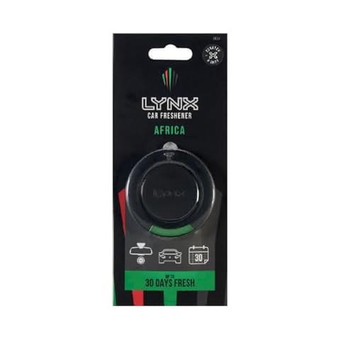 B and B Lynx AFRICA 3D Hanging Car Air Freshener Fragrance Scent Cover