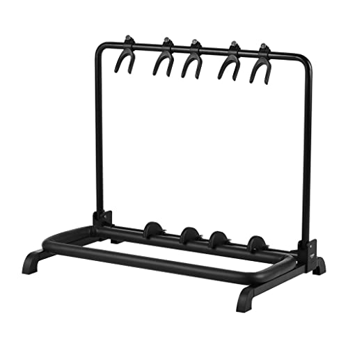 GANFANREN Support multi-guitare pliable 5 supports pour le stockage d’affichage de guitare adapté aux affichages multi… - Les Beatles, Paul McCartney, John Lennon, RIngo Starr, George Harrison GANFANREN Support multi-guitare pliable 5 supports pour le stockage d'affichage de guitare adapté aux affichages multi…