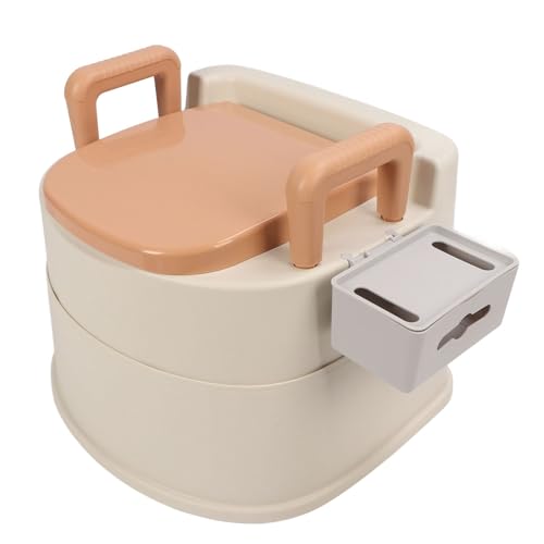 Commode de chevet réglable avec roues et poignées de sécurité (Style 2) - 6