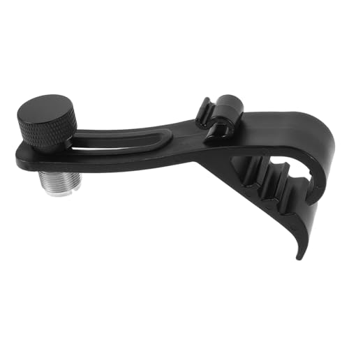 Sosoport Drum Mic Clips Adjustable Shockproof Microphone Mount for Drumming Tools Secure Clamp Holder Compatible with Various Drum Kits Robust Construction for Reliable Use