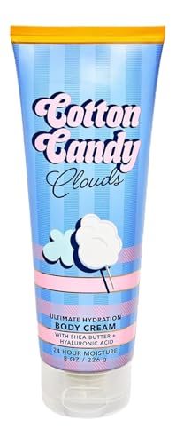 Bath & Body Works Ultimate Hydration Body Cream For Women 8 Fl Oz (8 Fl Oz (Pack of 1) Cotton Candy)