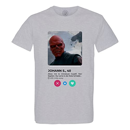 T-shirt homme col rond red skull pour exprimer votre passion des comics