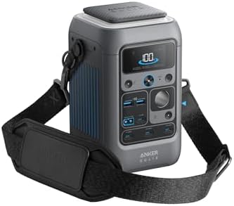 Anker SOLIX Verstellbarer Gurt, kompatibel mit C300 DC und C300 Tragbaren Powerstations, festes weiches Nylon, gepolsterter rutschfester Sitz mit Metallschwenkhaken,... – Bild 3
