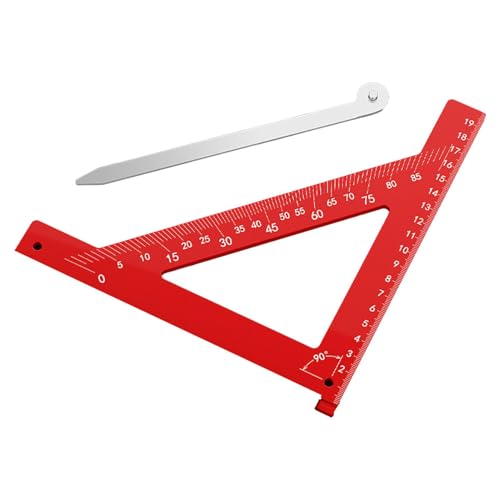 Ruler, Woodworking Measuring Tool, Right Angle Square, Carpenter Measuring Tool, Woodworking Tools for Construction, Precision Square Ruler, Woodworking Layout Tool, ángulo recto