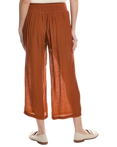 Nanette Nanette Lepore Womens Wide Leg Pant, L, Brown2