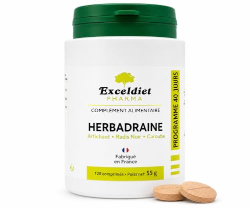 Detox Foie Artichaut et Radis Noir - Curcuma - Elimination Naturelle des Toxines - 120 Comprimés Vegan - Bien être du Foie - Exceldiet Pharma - Fabrication Française