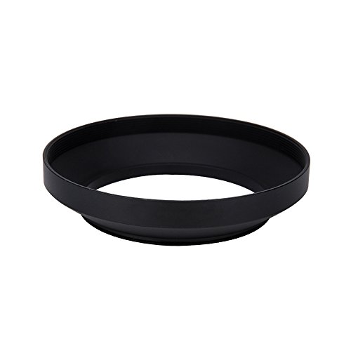 JJC 72mm Screw-in Mount Standard Aluminum Metal Lens Hood for Wide-Angle Lenses with 72mm Front Filter Threads - Fujifilm XF 10-24mm f/4 R OIS Lens, Canon EF 35mm f/1.4L USM Lens