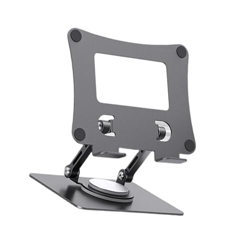Base portátil plegable para laptop 360° rotatoria aluminio miniatura 3