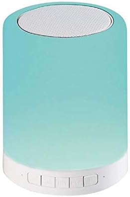 EVERNEST Wireless Night Light LED Touch Lamp Speaker with Portable Bluetooth & HiFi Speaker with Smart Colour Changing Touch Control, USB Rechargeable, TWS - Multi Colour