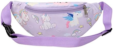 Cute Unicorn Kids Fanny Pack Waist Pack Small Belt Bum Bag Crossb...