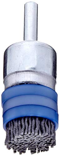 Image of Weiler 11166 Nylox 3 /4 inch Diameter, 120 Grit, Silicon Carbide Bristles, Banded End Brush, Made in the USA