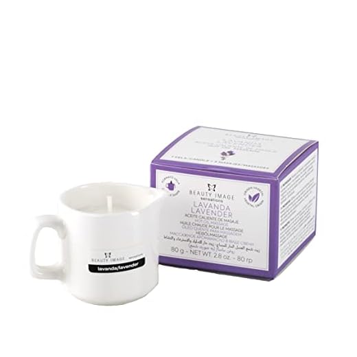 Beauty Image Lavender Hot Oil Body Massage Candle