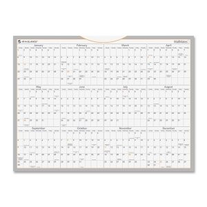 AT-A-GLANCE Floradoodle Desk planer tygodniowy/miesięczny, 6-1/2quot; x 8-7/8quot;, 2018-2019