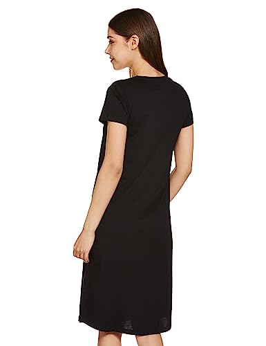 Image of Amazon Brand - Eden & Ivy Women's Cotton Knee Length Regular Fit Nighty (Available in Plus Sizes)