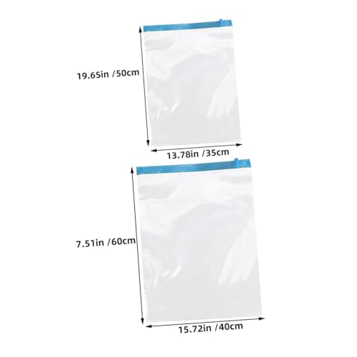 Bolsas de compresión al vacío para ropa solucionan falta de espacio 12u 2