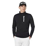 テーラーメイド(TAYLOR MADE) グリッド ハーフジップ ブラック XO メンズ 24FW UN322