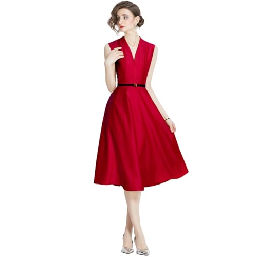 Robe d'été amincissante taille haute contre les complexes de silhouette
