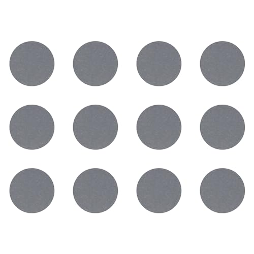 cyclingcolors 12x Copriviti adesivi 40 mm plastica viti copertura coperchi tappi riparazione mobili, Gris foncé