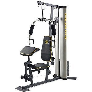 XR 55 Home Exercise Gold's Gym, weight stack, padded seat