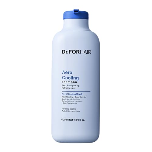 DR.FORHAIR Aero Cooling Shampoo 16.91 fl oz | Korean Hair Care | Clarifying & Cooling Scalp Shampoo Anti Dandruff | For Hair Thickening & Fuller Looking
