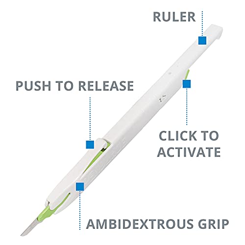 Tidi Penblade Retractable Utility Knife, Blade Sizes 10, 11A, And 15 (Pack Of 3) - Stainless Steel Hobby Knife - Durable And Food-Safe Craft Knife Set For Any Diy Project #TOP2
