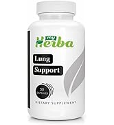 MyHerba Lung Support Dietary Supplement - Marshmallow Root, Sea Moss, PAU D'Arco, Gingko Biloba, ...