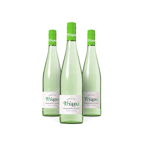 Hidalgo La Gitana - Manzanilla Triana Spritz - Vino Espumoso - 5,5º - Pack 3 Botellas 75 Cl + Estuche de Regalo
