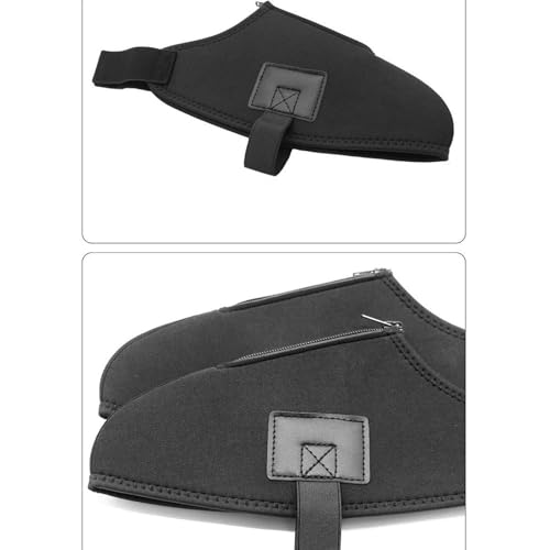 2Pcs Ski Boot Covers for Adults - Neoprene Shoe Covers for Snow, Windproof Boot Protection Covers for Skiing Snowboarding Outdoor Winter Sports2