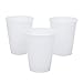 Fun Express - 16oz White Plastic Cup for Party - Party Supplies - Solid Tableware - Solid Cups - Party - 20 Pieces