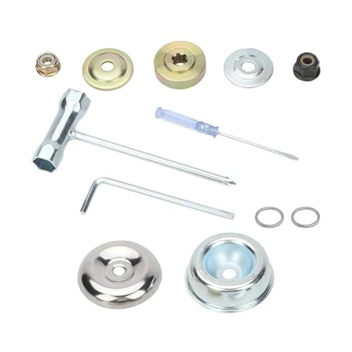 Adaptateur de tête de coupe-bordures et kit de fixation d'écrou pour débroussailleuse - 6