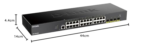 Switch 28 puertos Gigabit D-Link DGS-1250-28X/E gestionable Layer 2/3 4