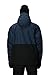 686 Men's Foundation Insulated Jacket - Breathable Thermal Clothing with Hood - Water & Weather Resistant - Navy Fractured Colorblock, Medium
