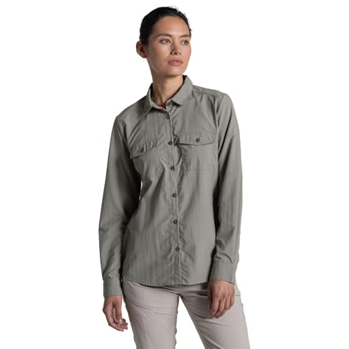 Craghoppers Damen NosiLife Loukkos Langarmshirt Insektenschutz Reise- und Wandertop