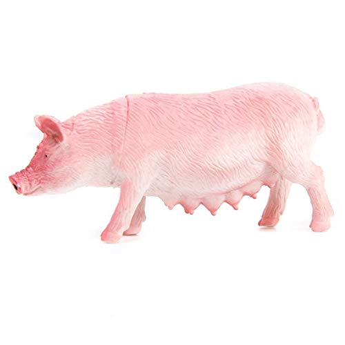 NUOBESTY 6 Peças Realistas de Miniaturas de Animais de Fazenda Brinquedos Miniaturas de Brinquedos d