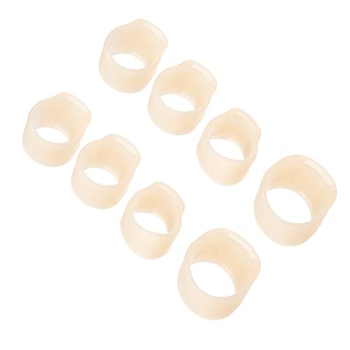 Vaguelly 2Sets Instrument Chinesische Abdeckung Spielen für Gitarre Rechts Silikon Übung Plektren Banjo Links Protektoren Instrumentenschützer Finger Picks Spandex Guzheng Protektoren Cover
