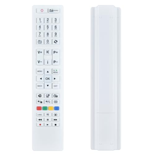 【Alta potenza】 I telecomandi RC4847 sono il telecomando di ricambio ideale per TV, hanno una buona trasmissione su lunghe distanze e un controllo preciso da una distanza di 10 metri. La risposta più veloce della TV richiede meno di 0,2