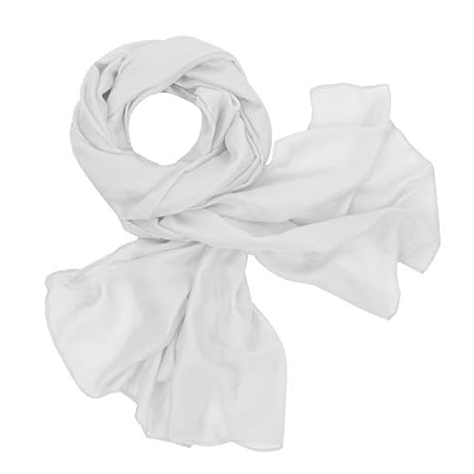 Tuopuda Bufandas Mujer Color Sólido Chales Estolas Elegantes Fulares Moda Larga Grandes Suave Chales Mantón para Primavera Otoño Invierno 180cm * 80cm(blanco)