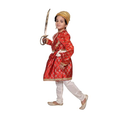 Image of Kaku Fancy Dresses National Heros Freedom Fighters Costumes for Boys & Girls | Independence Day Republic Day Fancy Dress for Schools Plays & Competition | Role Play Politician Costume For Kids