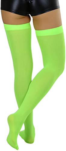 Image of ToBeInStyle Women's Nylon Thigh High Schoolgirl Opaque Stockings