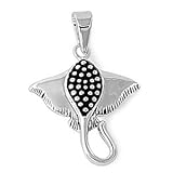  Kleine Schätze Sterling Silber Stingray Anhänger