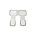 Rugged Ridge 11102.04 Stone Guard Kit, Billet-Style; 87-95 Jeep Wrangler YJ