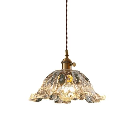 Lustre suspension laiton E27 luminaire suspendu cuisine bar restaurant 32cm