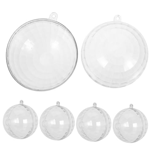 FOMIYES Unique Disco Ball Faceted Transparent Wedding Favor Boxes for DIY Decor