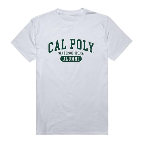 Cal Poly SLO Mustangs Alumni Tee, White, Large