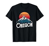 Retro Oregon OR Mountains Outdoor Wildness T-Shirt T-Shirt